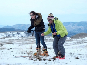 cours de ski à Lucine © m tuininga